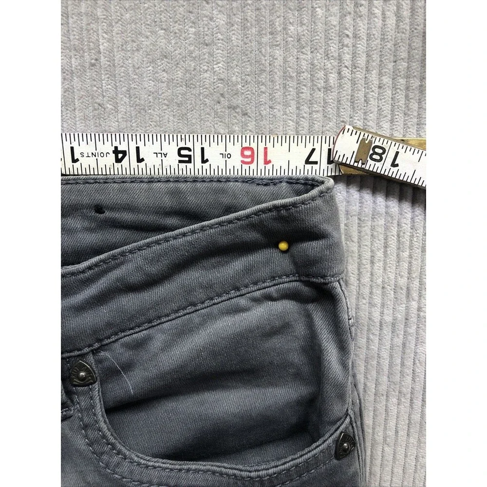 Kut From The Kloth MIA Toothpick Skinny Jeans Size 12 Gray Distressed - Picture 8 of 16